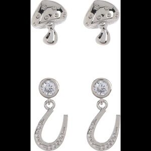 Nadri Kismet Mushroom Earrings Set